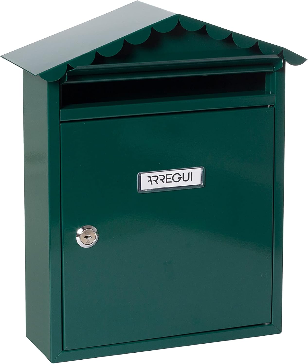 Detalle 1 de Arregui Visit Outdoor E5743 – zielona skrzynka na listy DIN A4, do montażu na ścianie