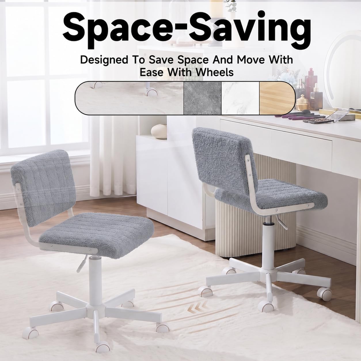 Thumbnail 6 de Manyday Office Chair, Teddy Fabric