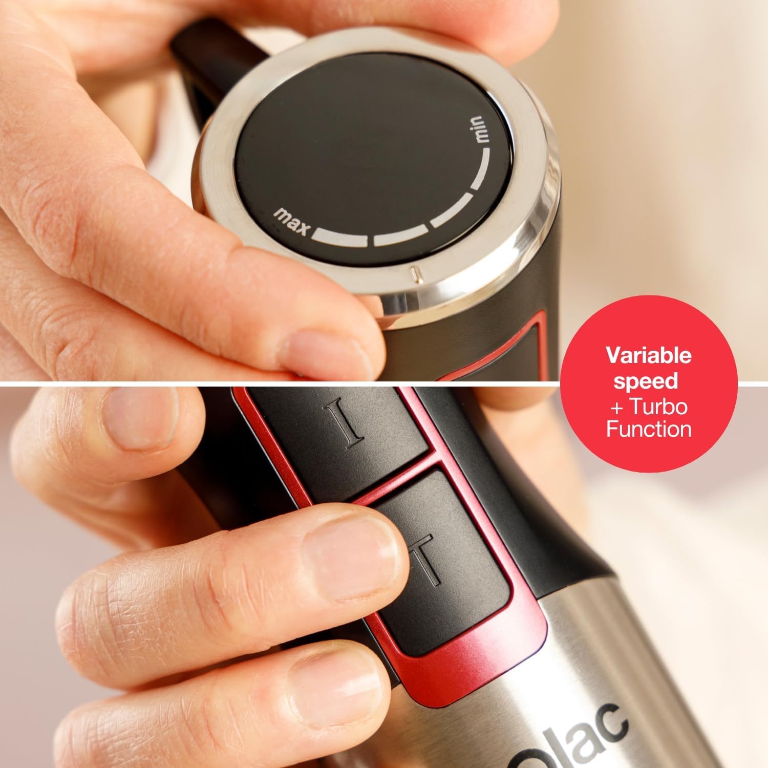 Thumbnail 2 de Solac Solution Batidora de Mano 1503 1500W Turbo Inox