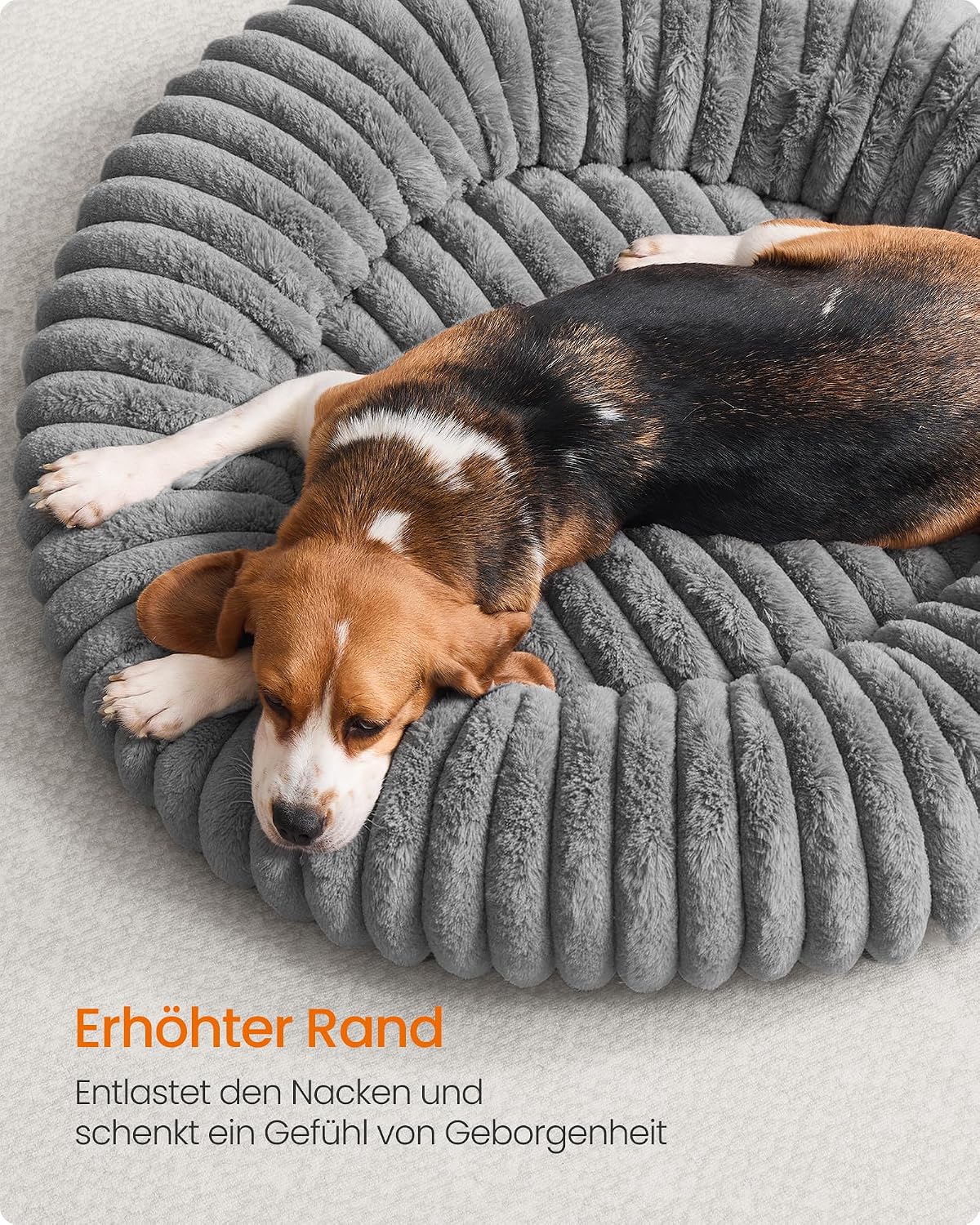 Thumbnail 4 de Feandrea Hundebett großes Donut-Katzenbett 80 cm Ø