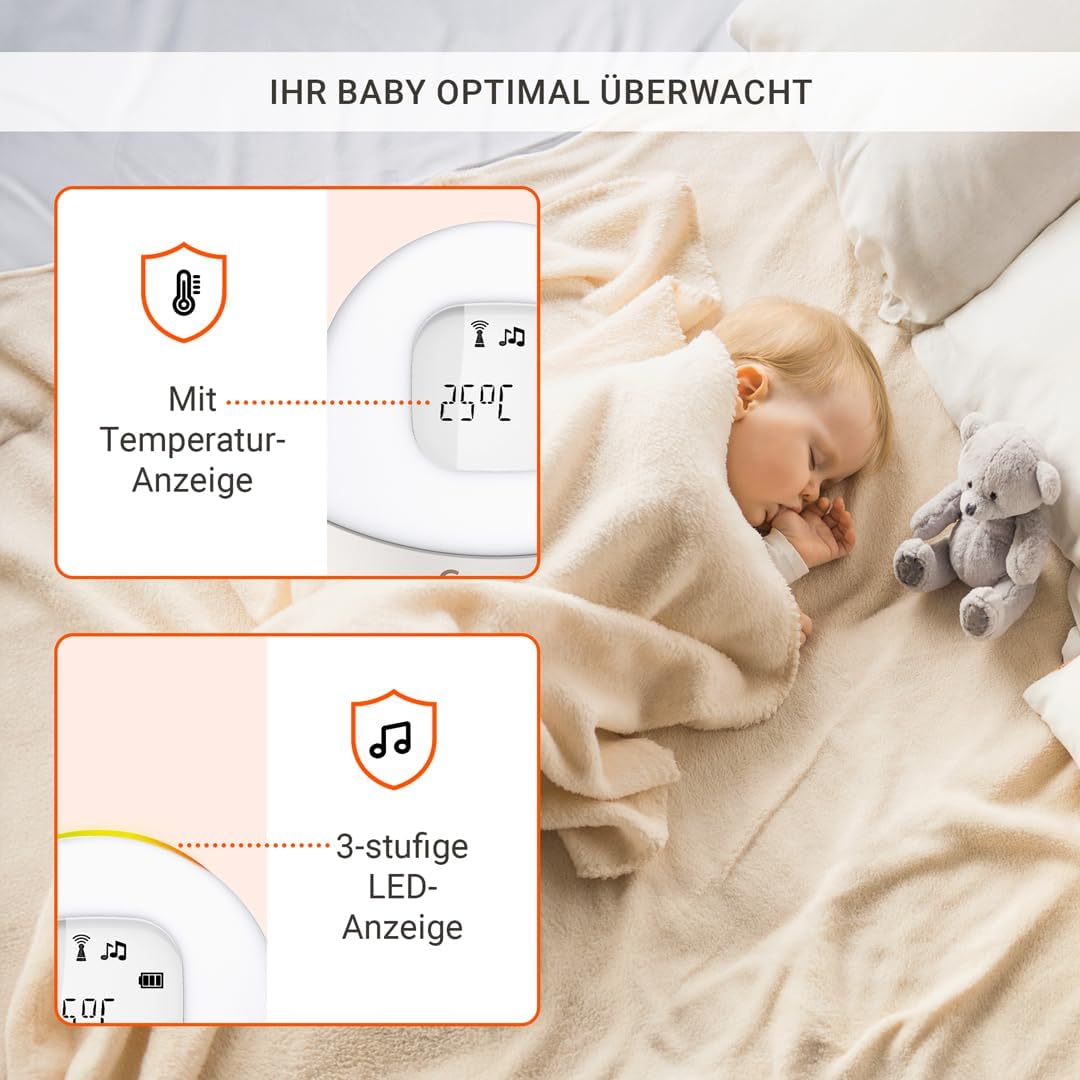 Thumbnail 3 de Gigaset Baby 100 Audio-Babyphone 300 m