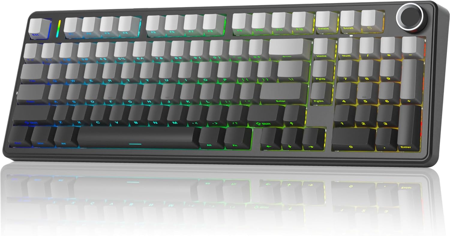 Detalle de AULA F99 Pro Wireless Mechanical Keyboard