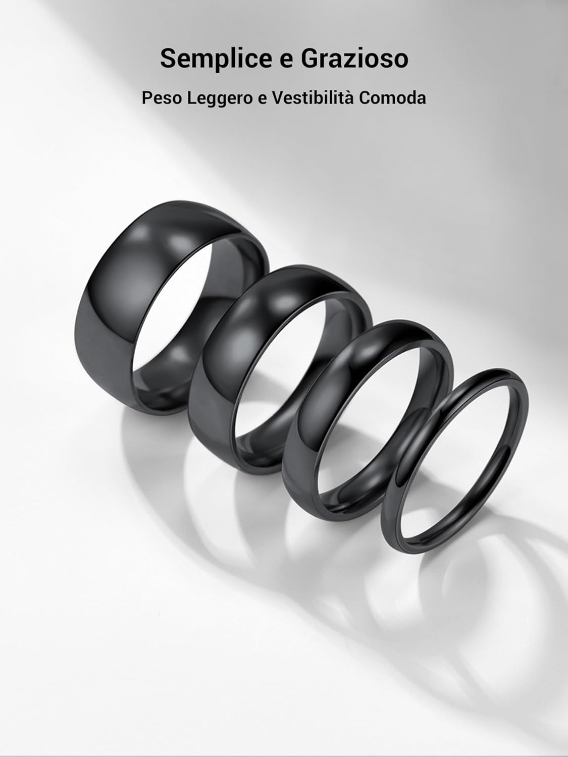 Thumbnail 6 de PROSTEEL Anello Personalizzabile da Uomo e Donna – Incisione su Acciaio Inossidabile, Oro 18K Placcato o Nero (Confezione regalo)