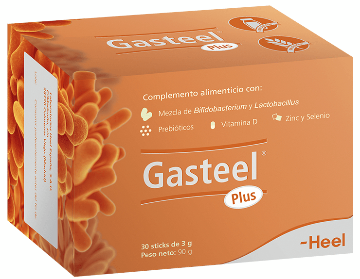 Imagen de Heel Gasteel Plus 30 Sticks de 3 g: soporte para la microbiota y la inmunidad en OfertitasTOP