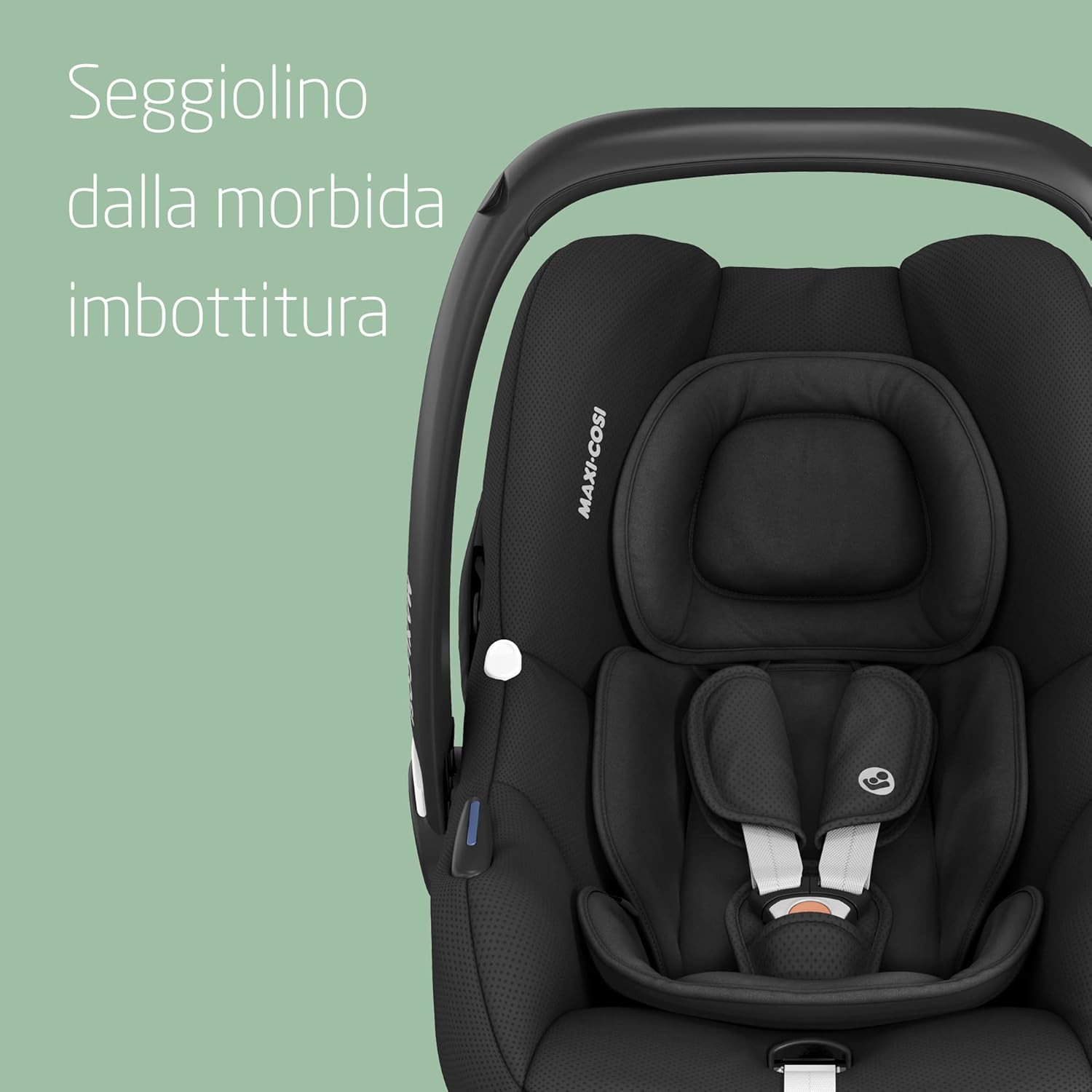 Detalle de Maxi-Cosi CabrioFix i-Size: seggiolino neonato 0-12 mesi, leggero e versatile