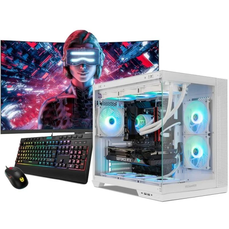 Detalle de Neo-PC Gaming AMD Ryzen 9 9900X3D con 64 GB RAM, 4 TB SSD y RTX 5090 + Monitor 27