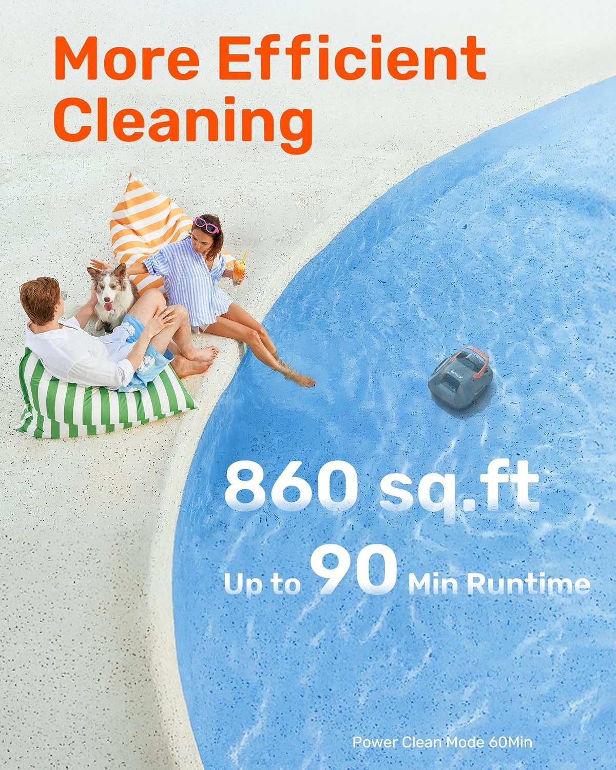Thumbnail 2 de Gosvor Robotic Pool Cleaner Cordless – Efficient Cordless Pool Vacuum for Above Ground Pools