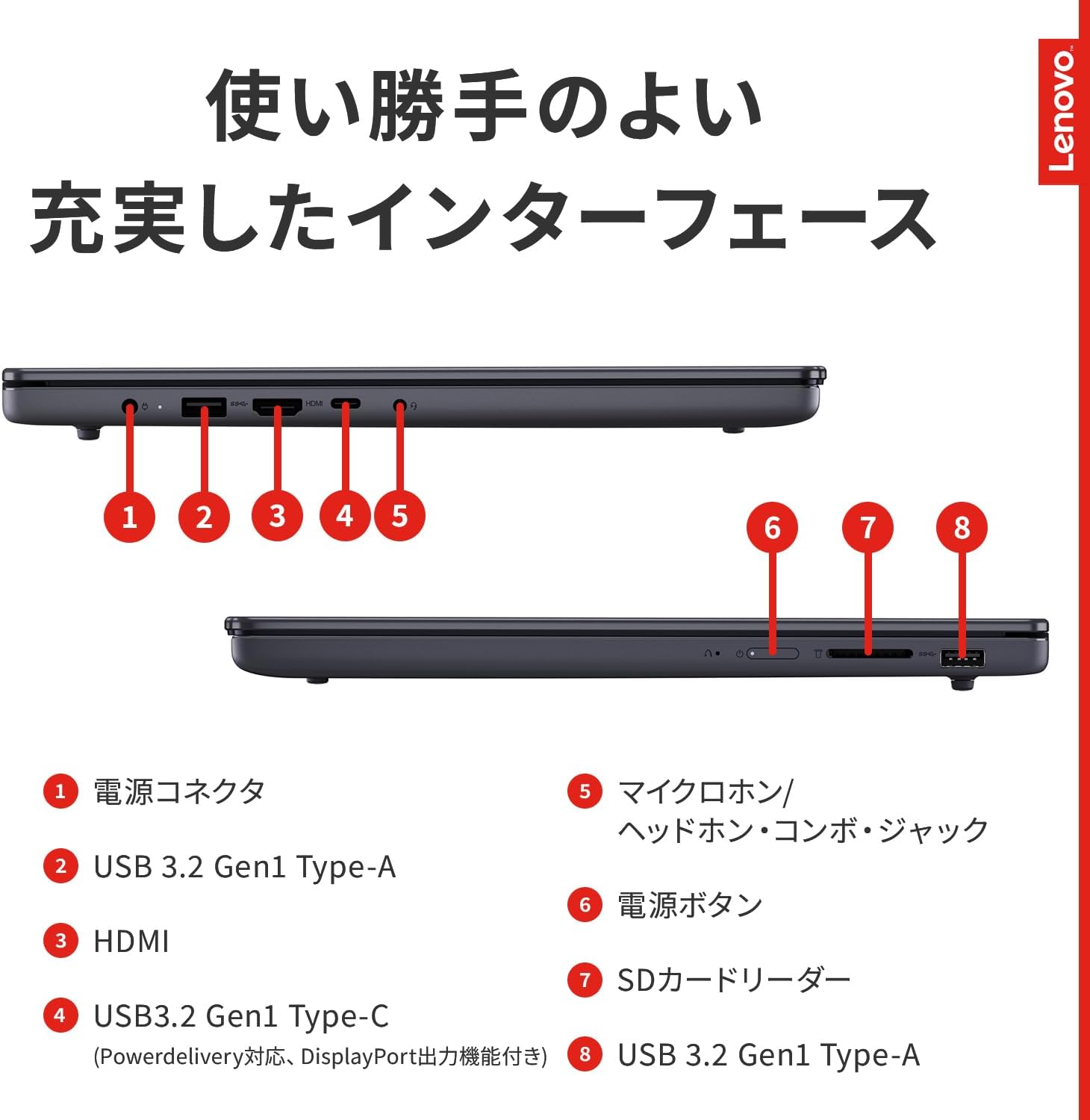 Thumbnail 3 de Lenovo IdeaPad Slim 3i Gen 11 83RR00BYJP ノートPC 15.3型・Core 5 320・16GB・512GB