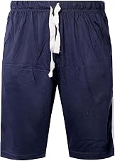 reshmena® Men's Lounge Shorts: Soft Cotton-Stretch Nightwear Bottoms
