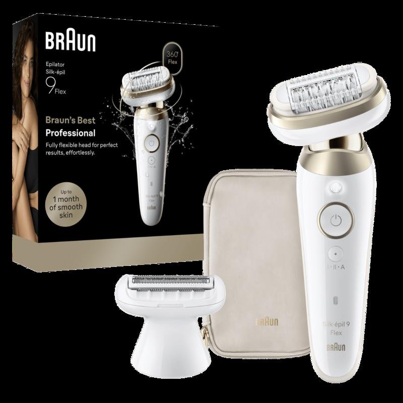 Thumbnail 3 de Braun Silk-épil 9 Flex 9-060: depiladora inalámbrica con 40 pinzas y uso en seco o húmedo