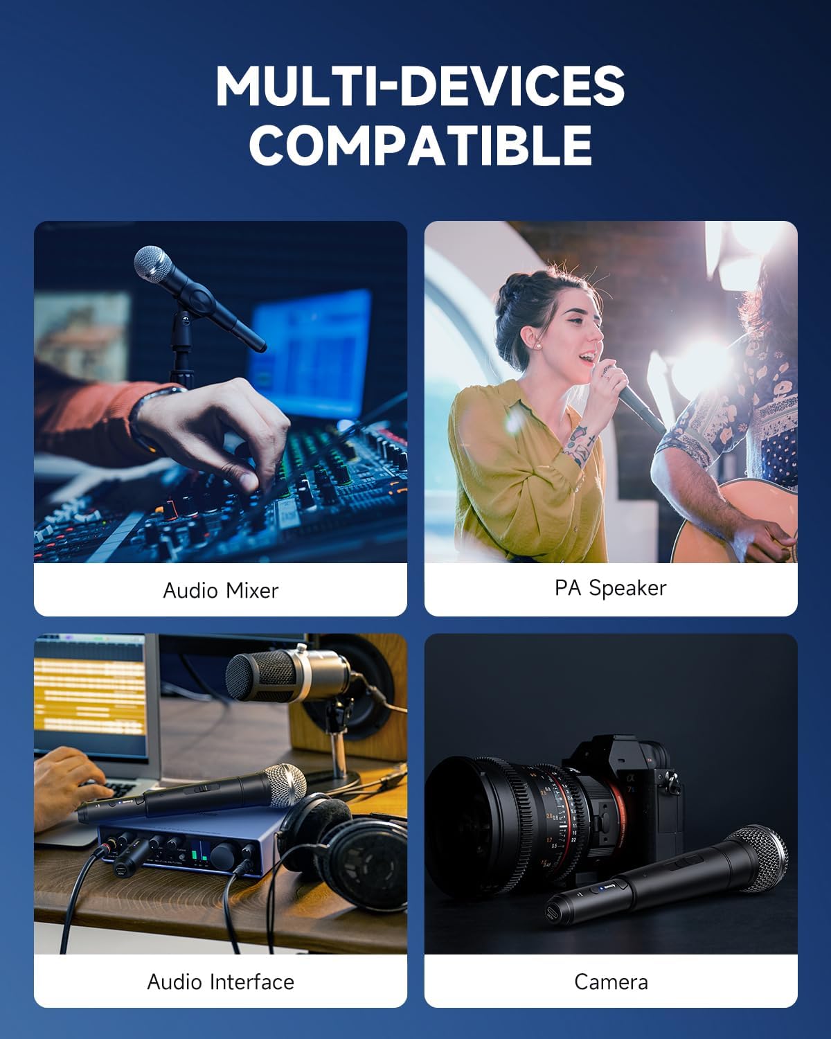 Thumbnail 6 de Donner CV-2 Wireless XLR Microphone System with 48V Phantom Power