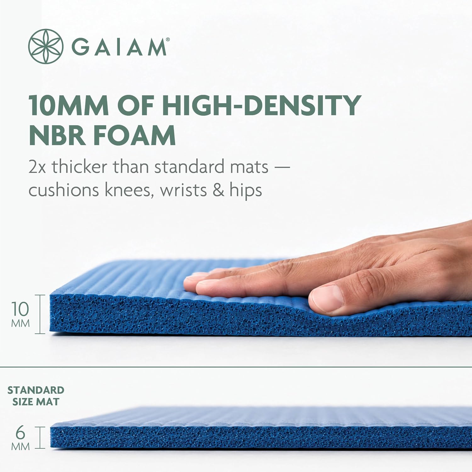 Thumbnail 4 de Gaiam Essentials 10mm Yoga Mat 🧘♀