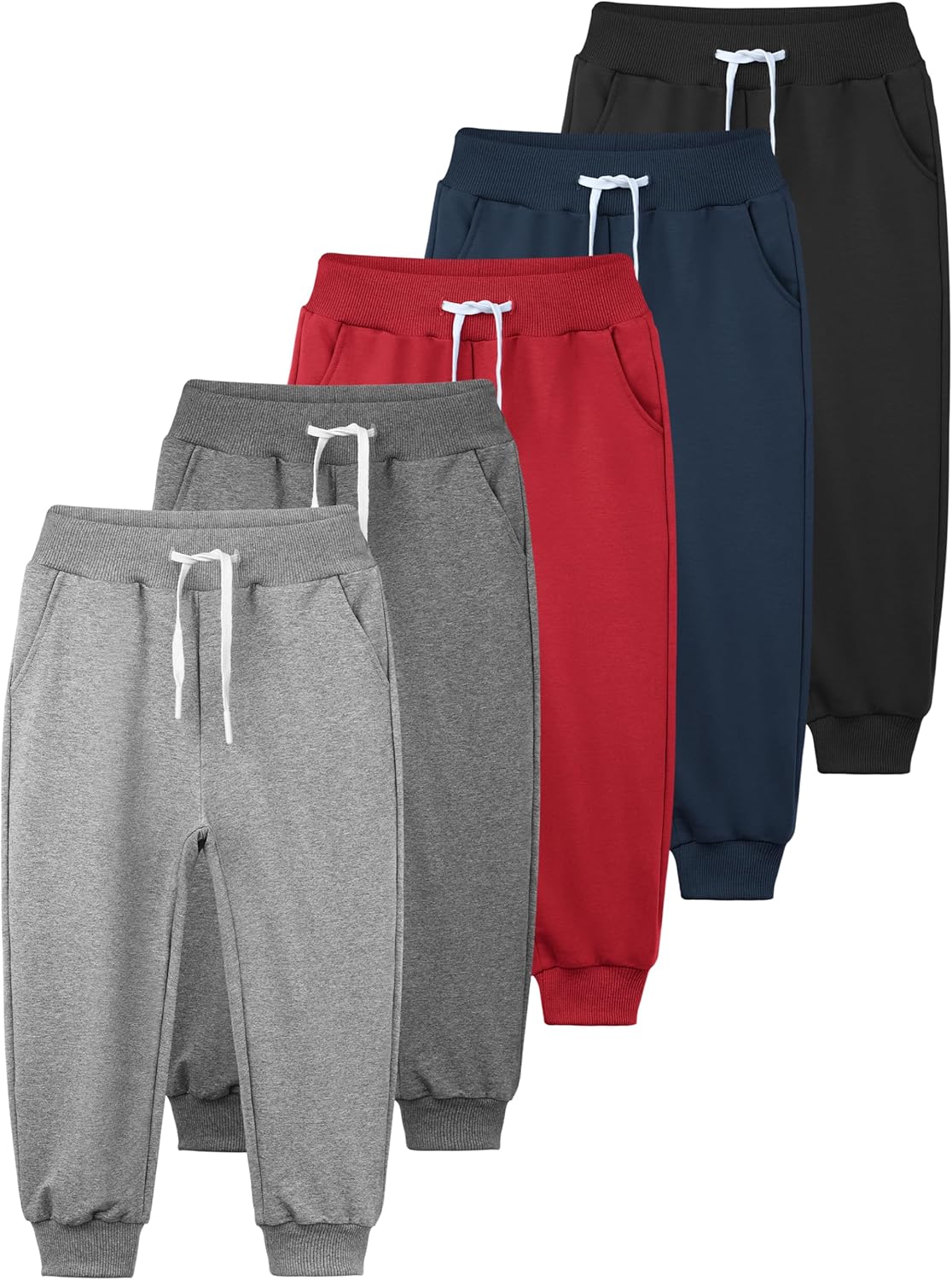 Resinta 5 Pack Toddler Boys Sweatpants 5-pack