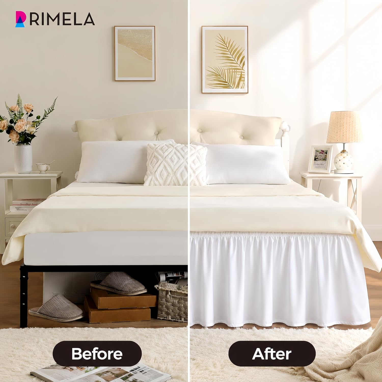 Detalle 2 de RIMELA Bed Skirt 15-Inch Drop