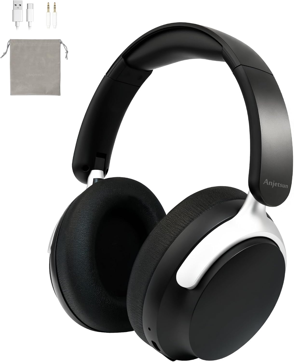 Detalle de Anjetsun Auriculares Inalámricos Bluetooth ANC 80H