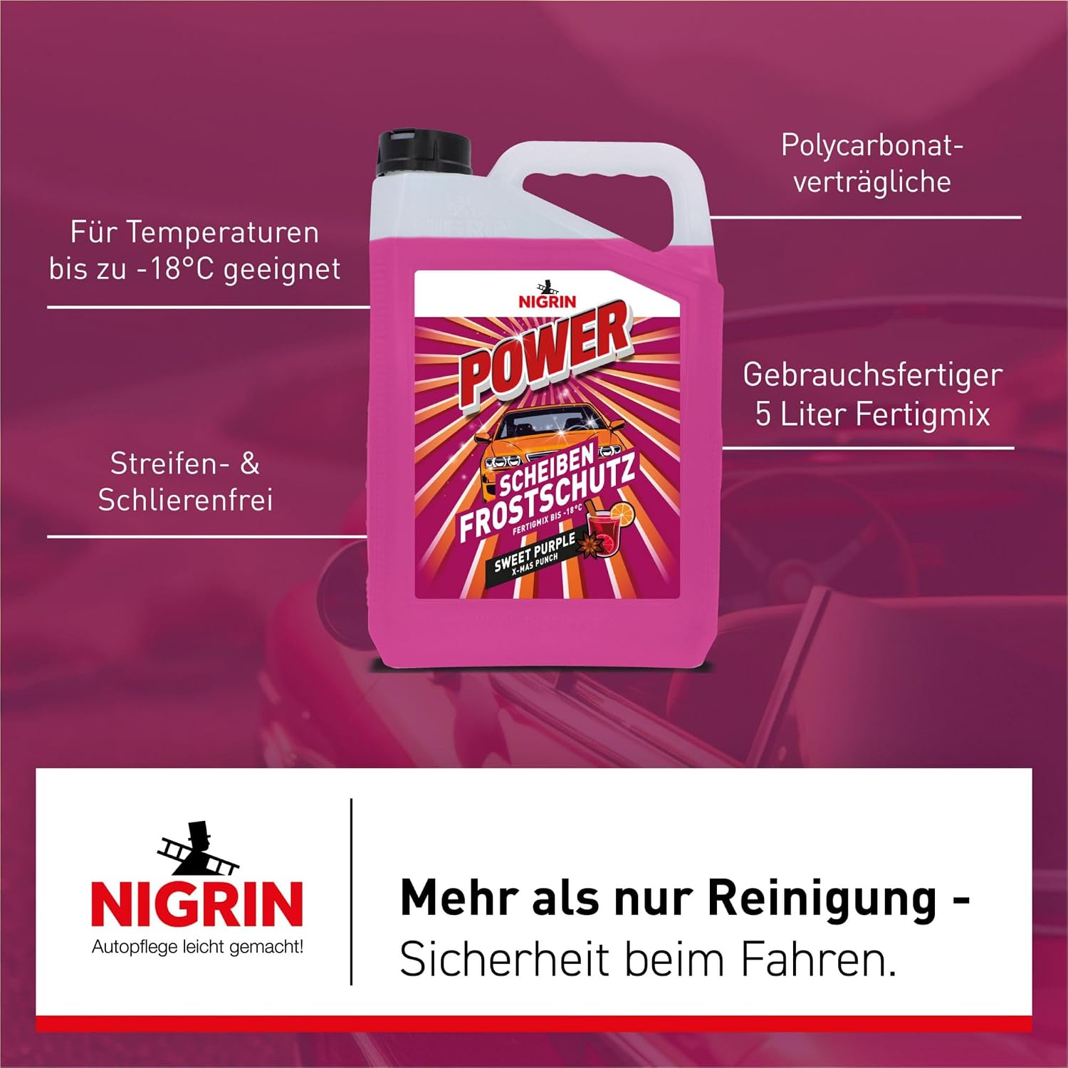 Thumbnail 5 de NIGRIN POWER Scheibenfrostschutz 5 L