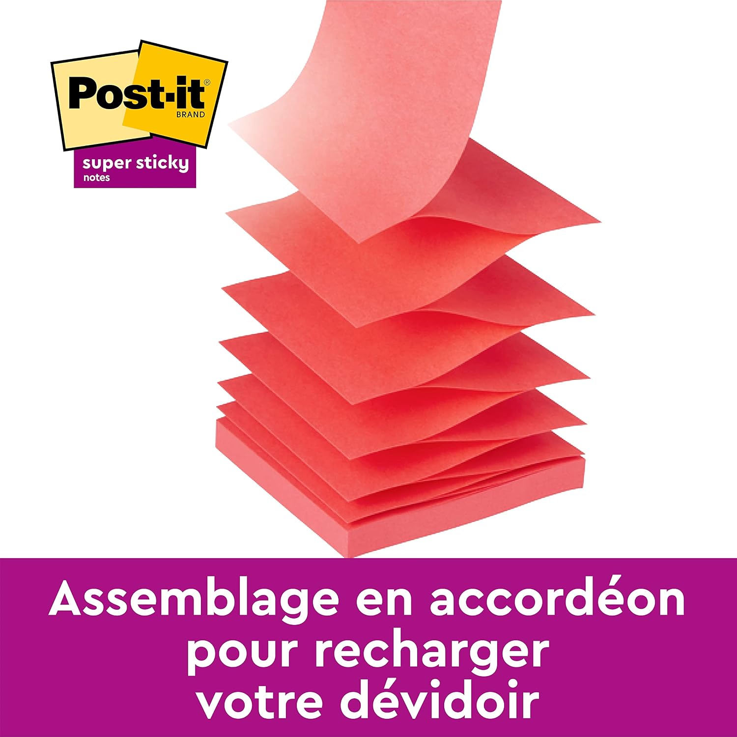 Thumbnail 1 de Post-it Z-Notes Super Sticky 76 x 76 mm 90 f.
