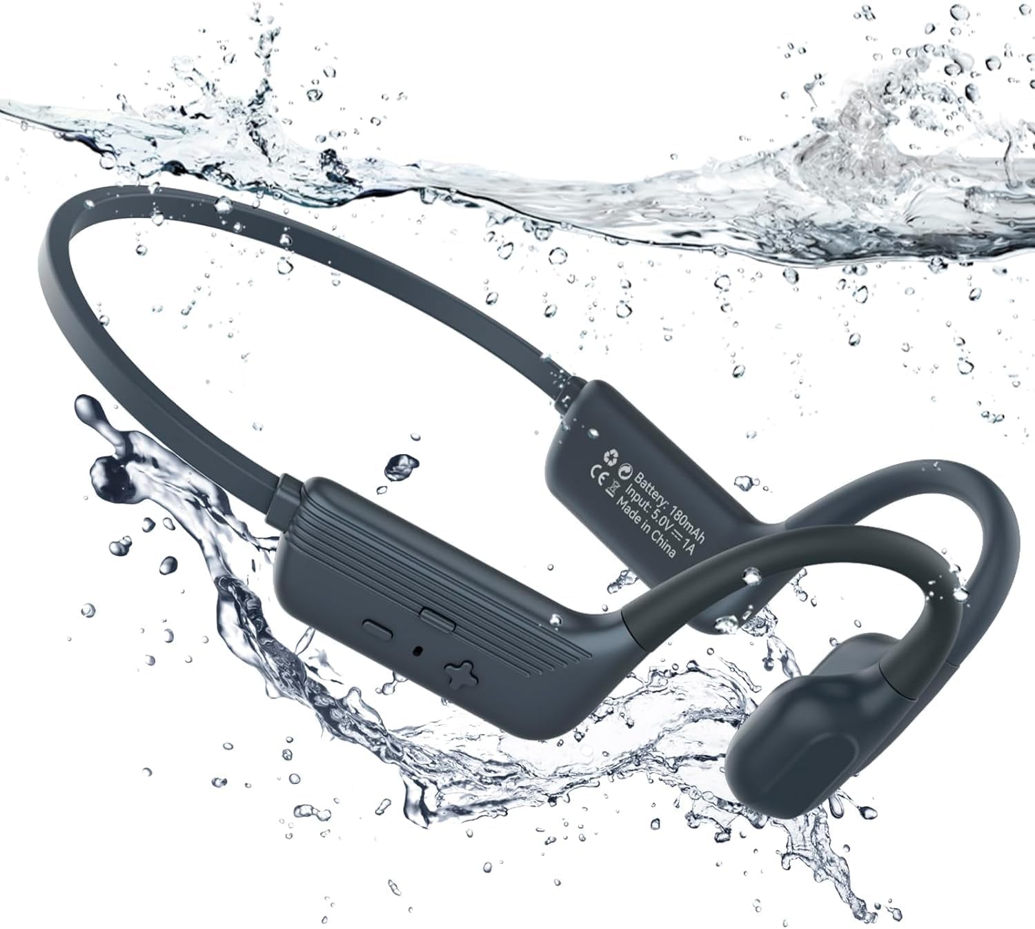 Detalle de MONODEAL Cuffie da nuoto IP68 8 GB