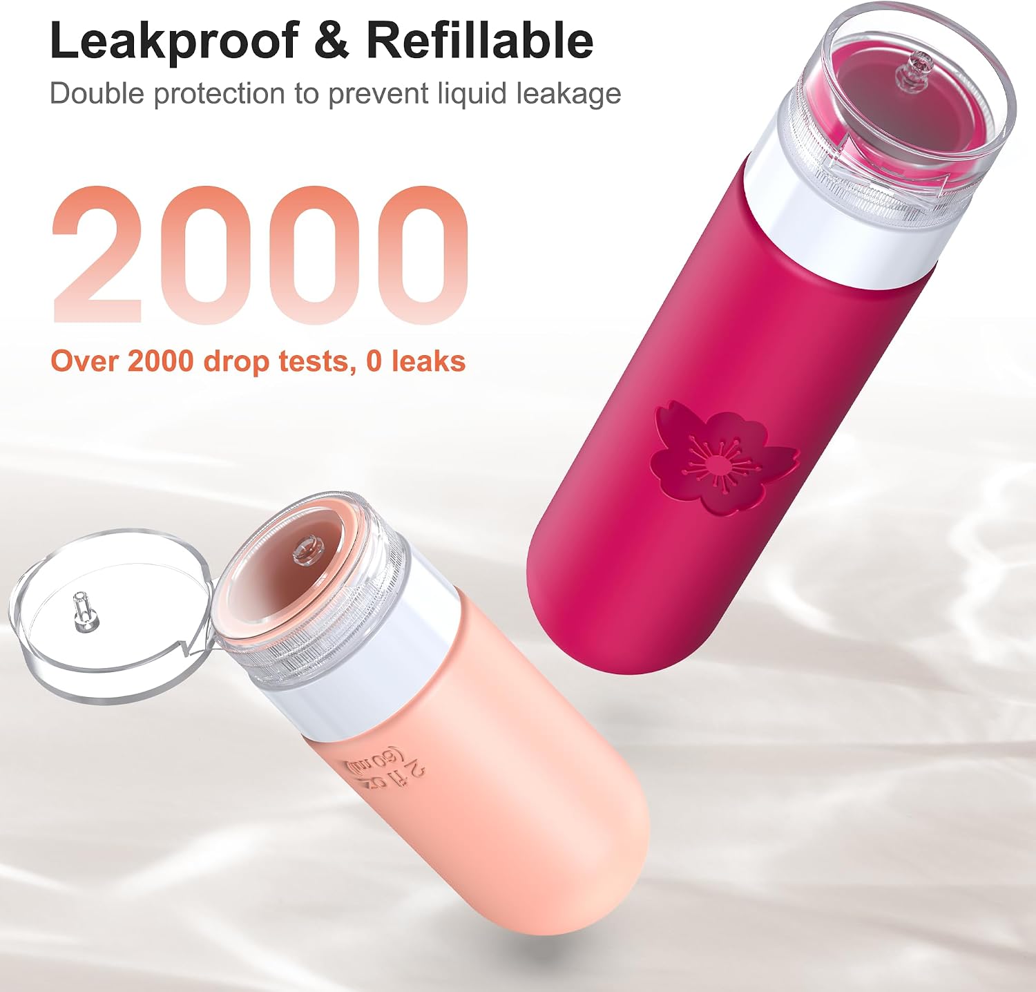 Thumbnail 5 de 20 Pack Travel Bottles for Toiletries: CAA Approved Silicone, Leak-Proof & Refillable