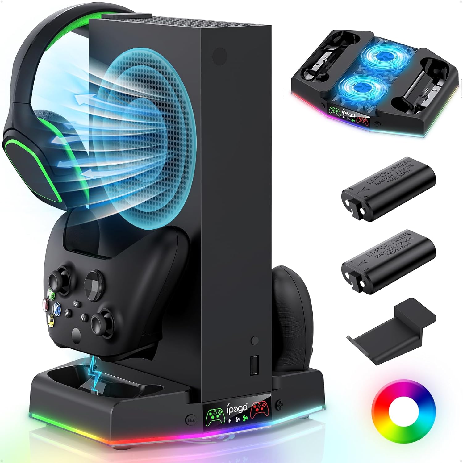 Detalle de FYOUNG Cooling Stand & Charger Station for Xbox Series S