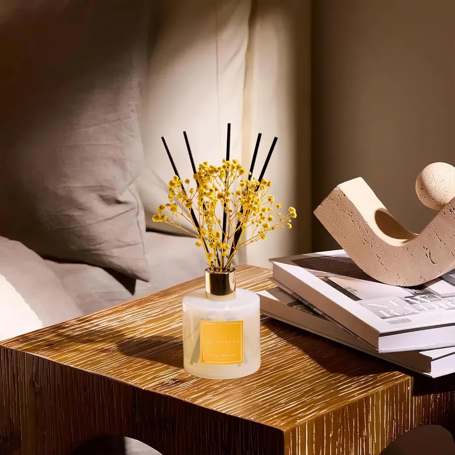 Thumbnail 3 de COCORRÍNA Raumduft Orange Blossom Reed Diffuser, 200 ml mit 8 Duftstäbchen