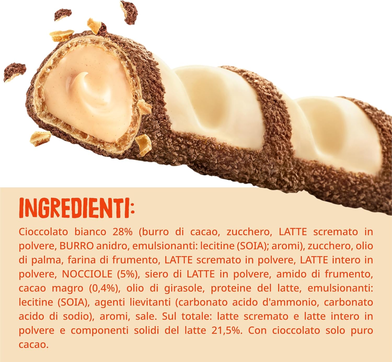 Thumbnail 5 de Kinder Bueno White – Snack al Cioccolato Bianco e Nocciole, confezione da 30