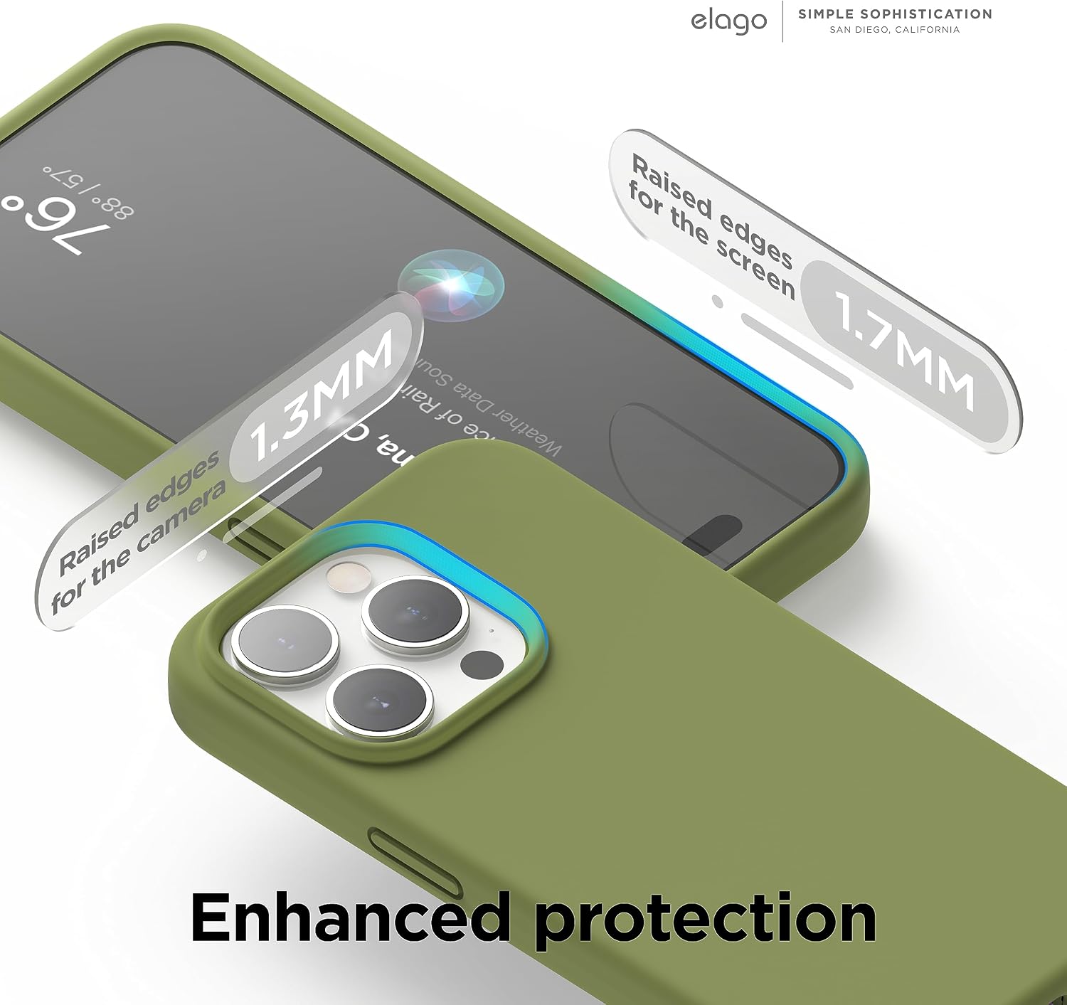 Thumbnail 4 de elago Coque Silicone Liquide iPhone 15 Pro Max protection intégrale 4 couches