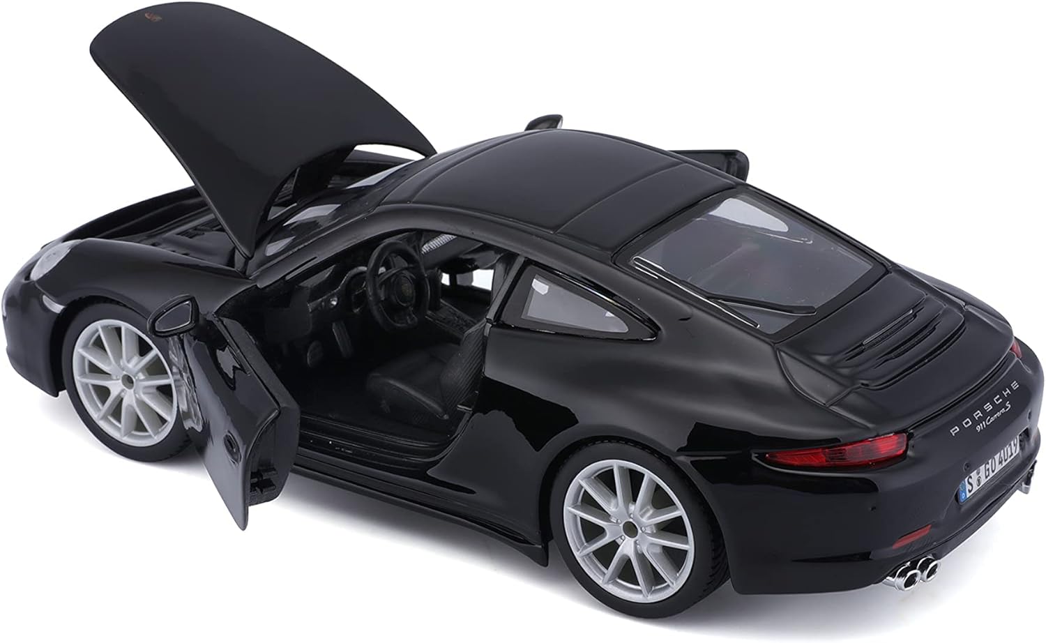 Thumbnail 3 de Bburago 1/24 Porsche 911 Carrera S nero serie “1/24” (modello Nera)