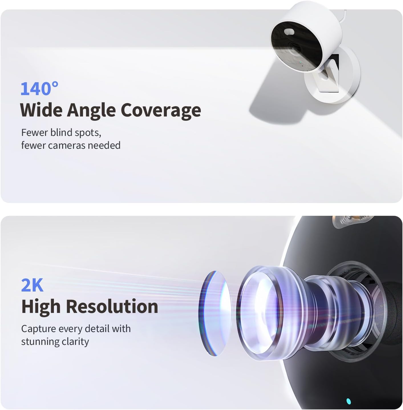 Thumbnail 1 de Aqara G100 2K security camera with 140° FOV