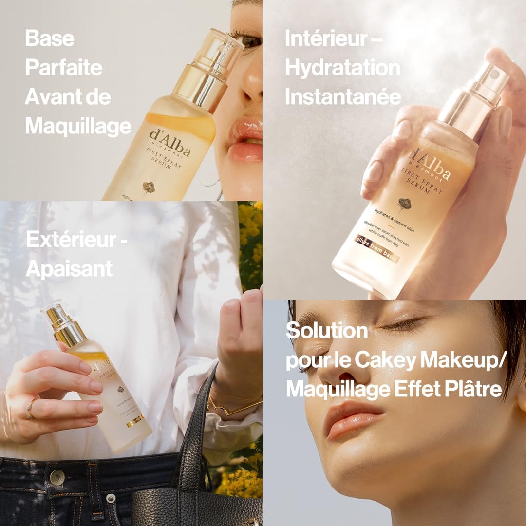 Thumbnail 2 de d'Alba First Spray Serum – Sérum en spray à la truffe blanche italienne, soin tout-en-un végétalien (50 ml)