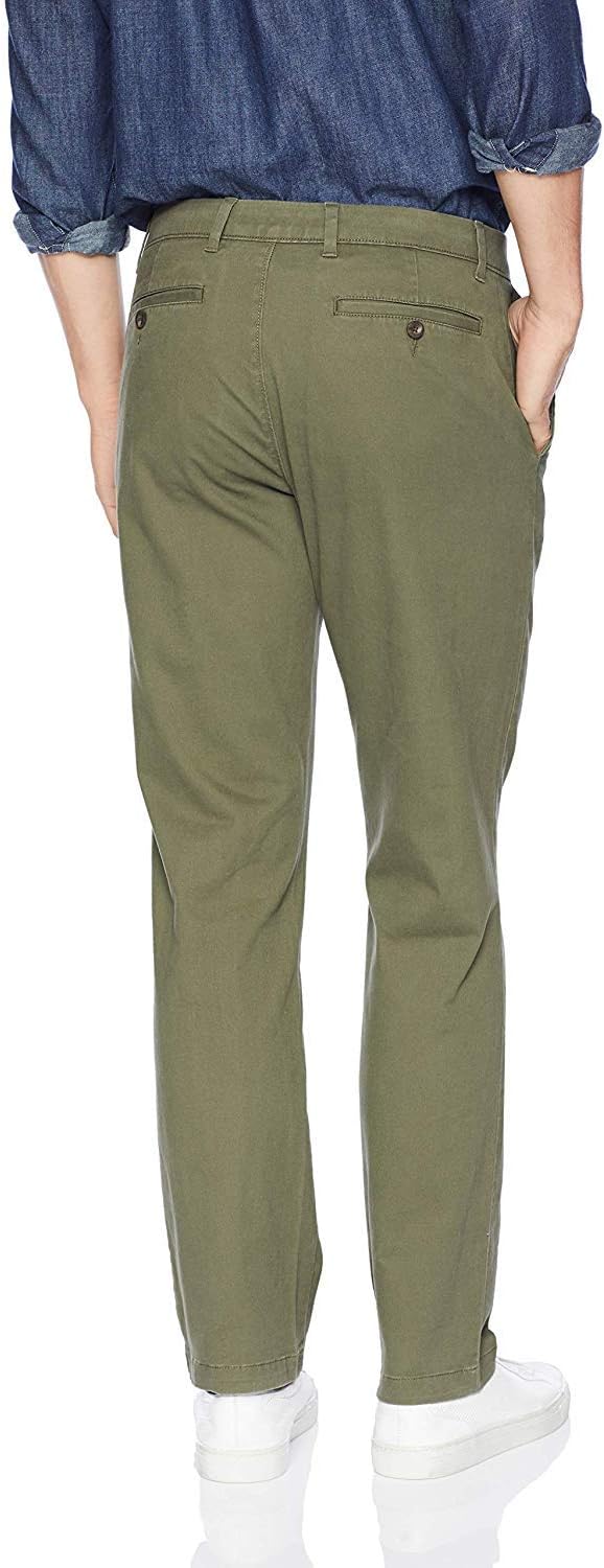 Thumbnail 1 de Amazon Essentials men’s straight-fit casual stretch chino trousers in khaki