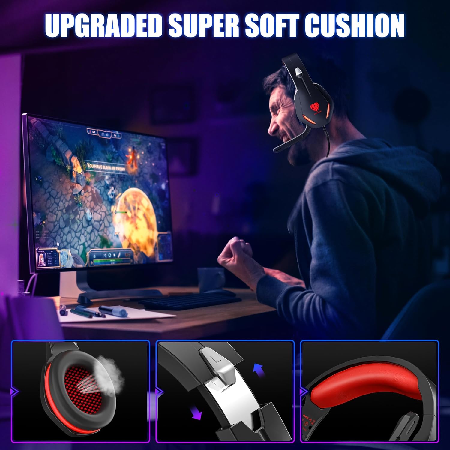 Thumbnail 6 de Stynice Gaming Headset 3.5mm with Mic