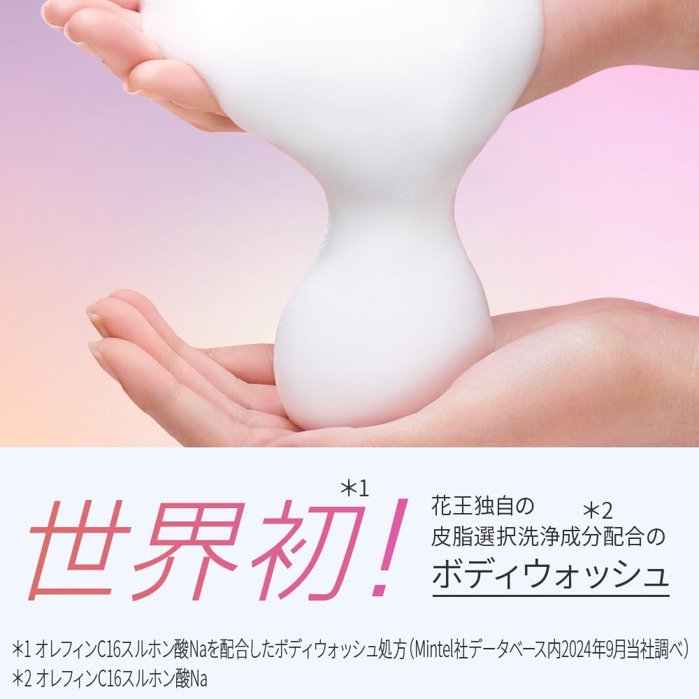 Detalle de ビオレu ザ ボディ ととのい肌 泡タイプ ボディウォッシュ フルーティ&ムスクの香り 480ml