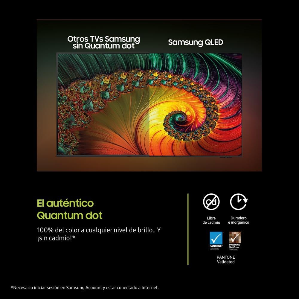Detalle 2 de Samsung QE1F 75" QLED 4K Smart TV con AI y Color Vivo 🎥