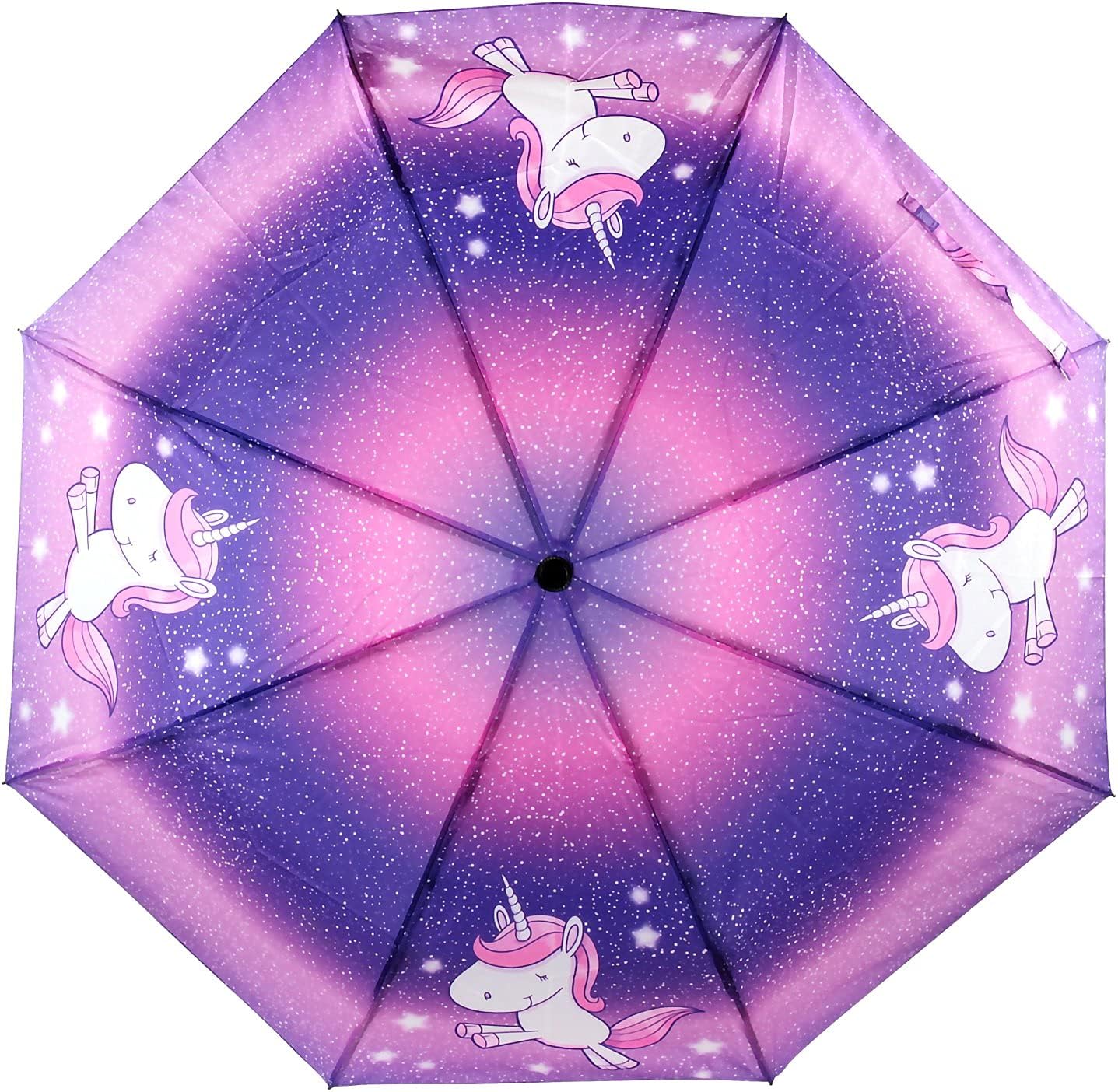 Detalle de Kinder Regenschirm Einhorn Taschenschirm 100 cm