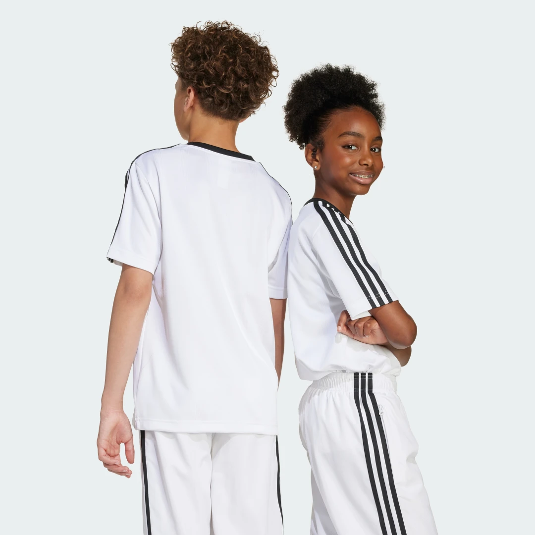 Detalle 2 de Camiseta Jacquard (Adolescentes) de Adidas – Blancaaa