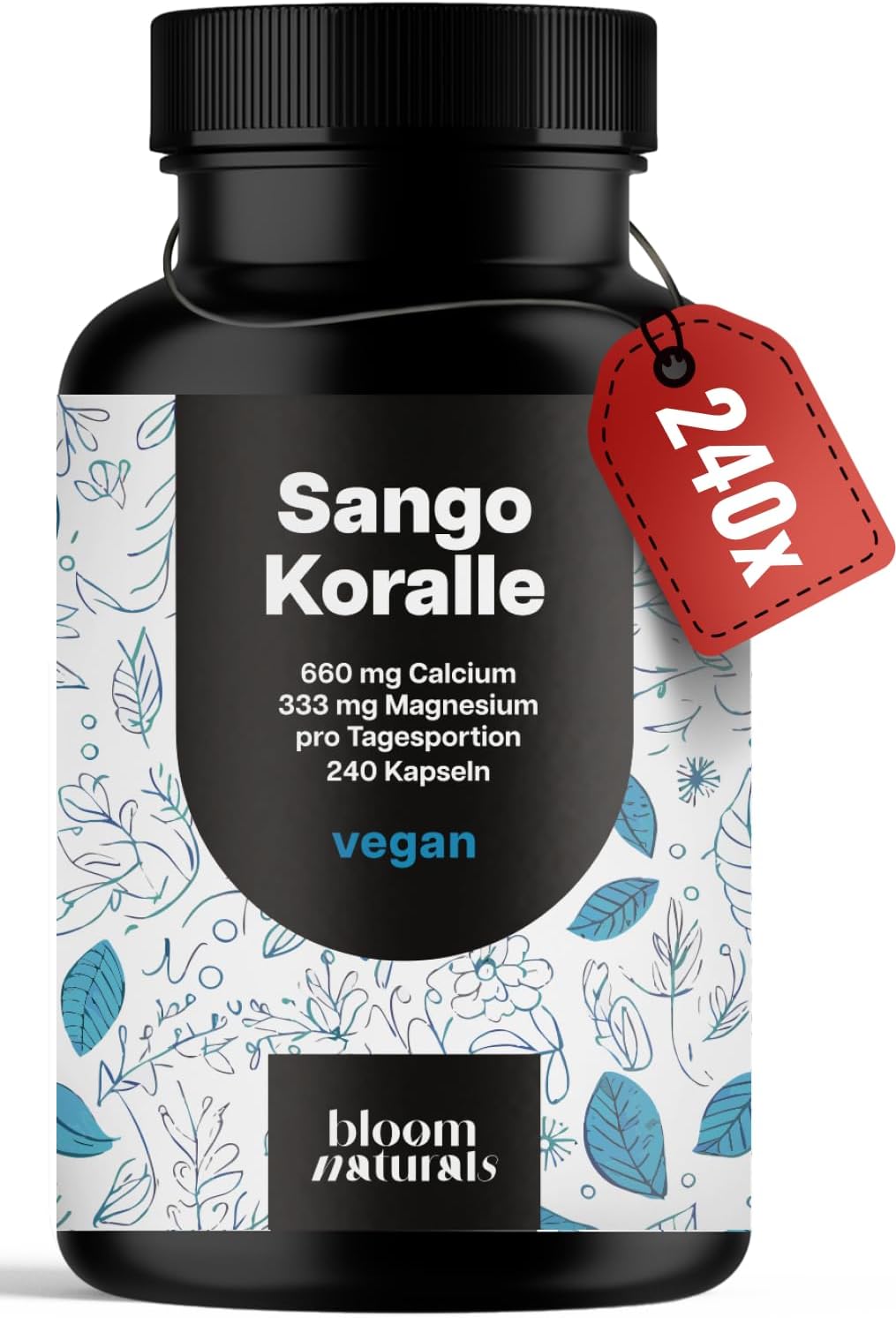 Detalle de Sango Meereskoralle Kapseln hochdosiert 240 Kapseln