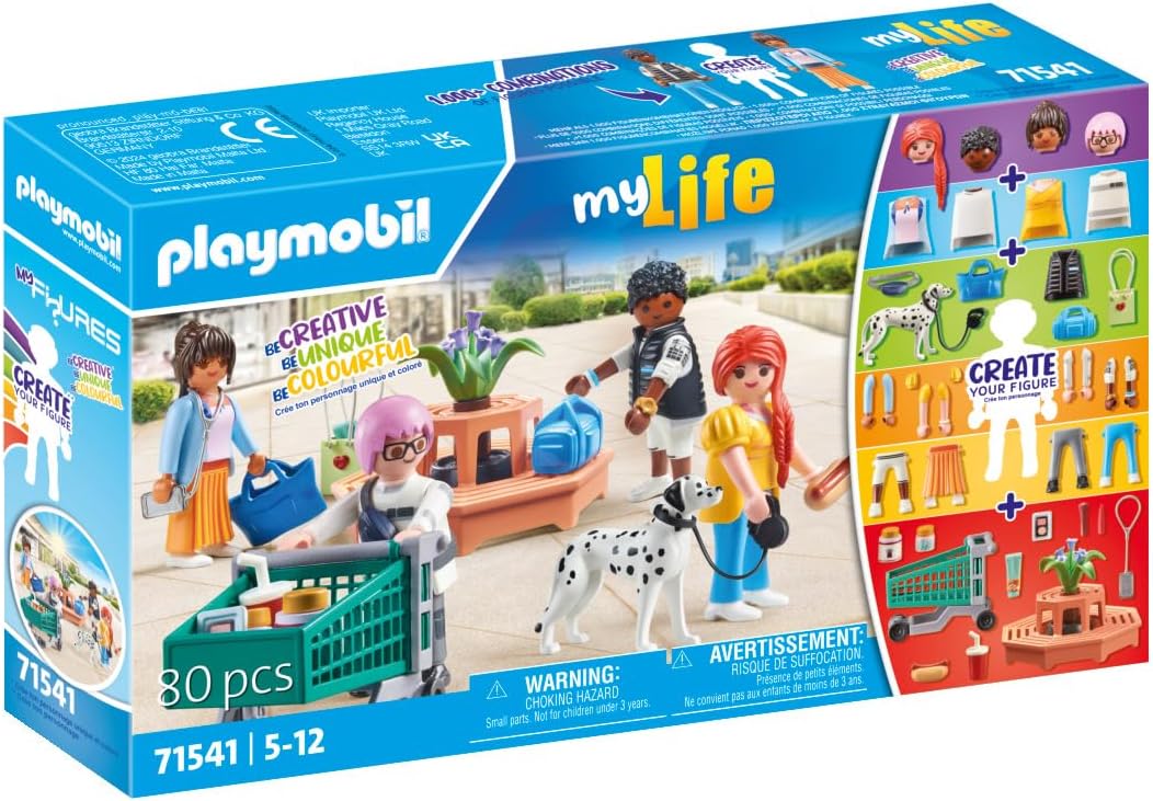 Thumbnail 1 de PLAYMOBIL myLife 71541 MyFigures: Shopping – Un set di gioco con carrello, borsa e accessori per ore di shopping creativo
