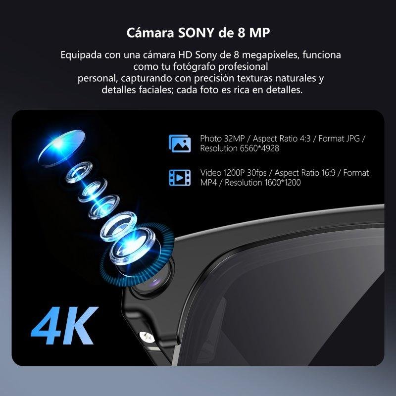 Thumbnail 1 de Blackview BV200 Gafas Inteligentes: audio, cámara y traducción en un formato cómodo y moderno