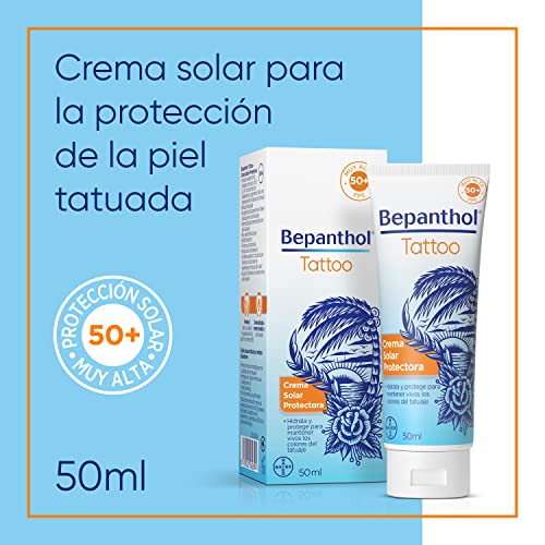 Thumbnail 2 de Bepanthol Tattoo Crema Solar SPF50 🌞 Protección para Tatuajes 50 ml