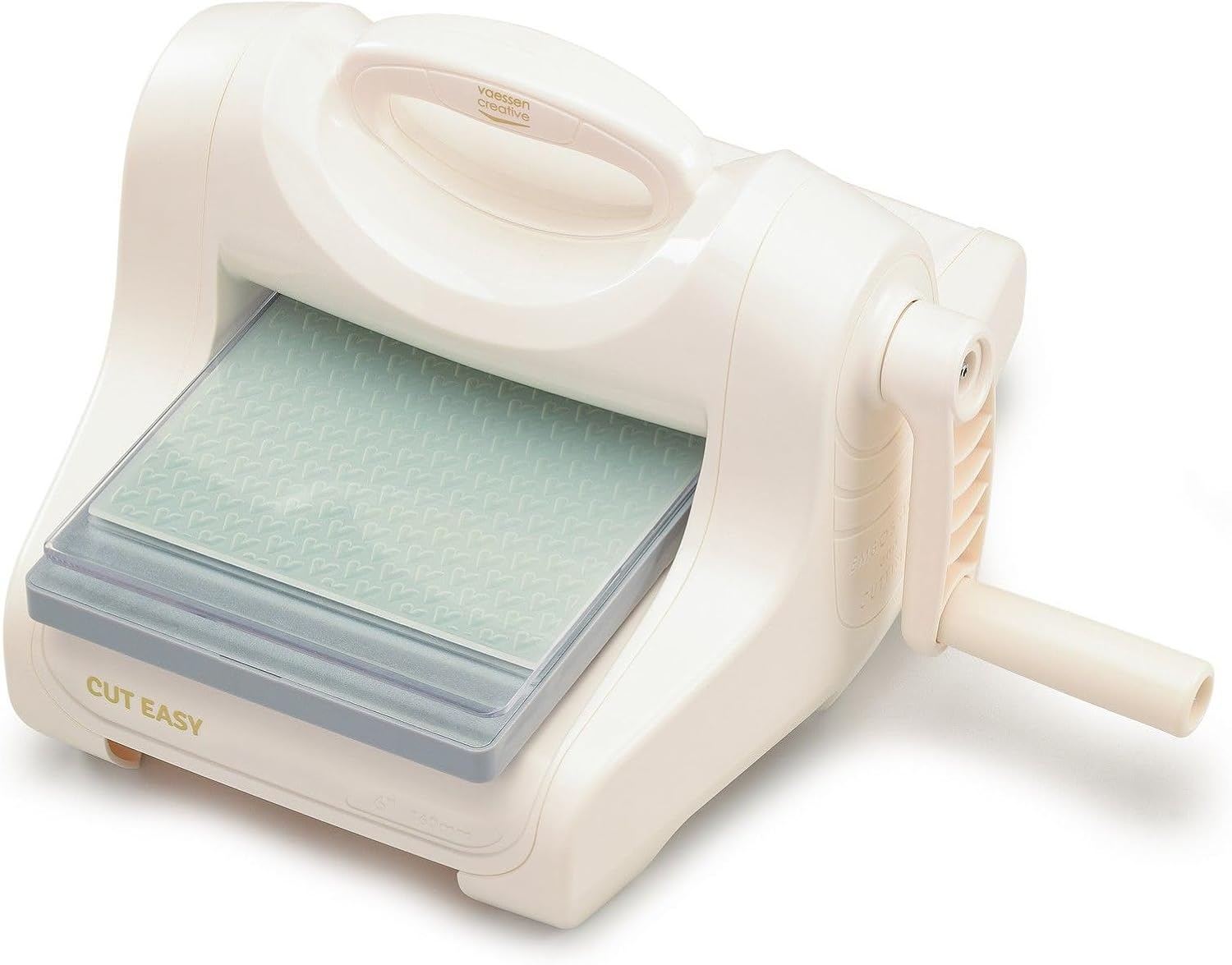 Detalle 2 de Vaessen Creative Cut ˈEm Easy Kit de Start pour Découpe et Gaufrage A5 – Blanc/Rose
