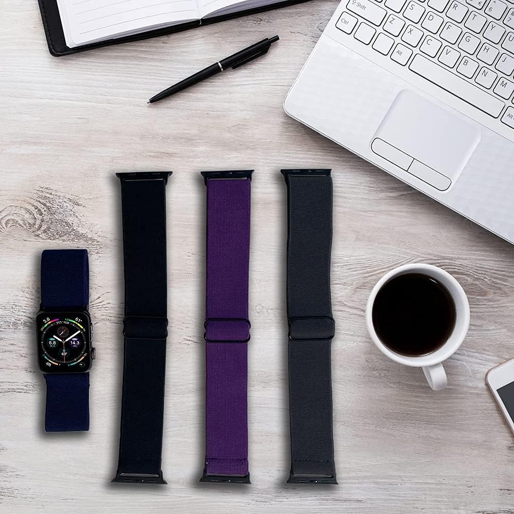 Thumbnail 6 de IFCASE 伸縮性ナイロン製Apple Watch用アームバンド・アンクルバンド ループバックル式