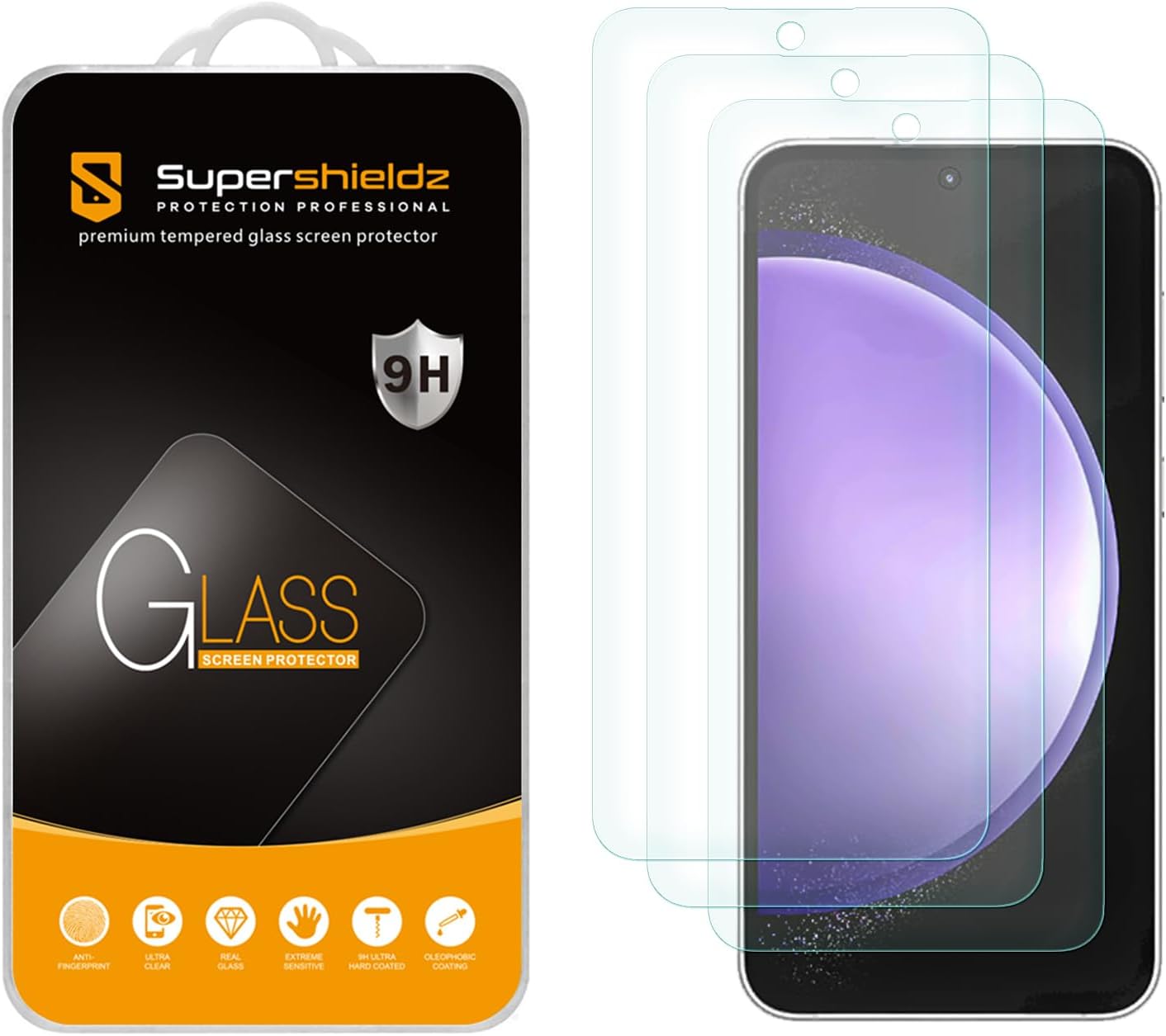 Detalle de Supershieldz Galaxy S24 FE Screen Protector 3-Pack