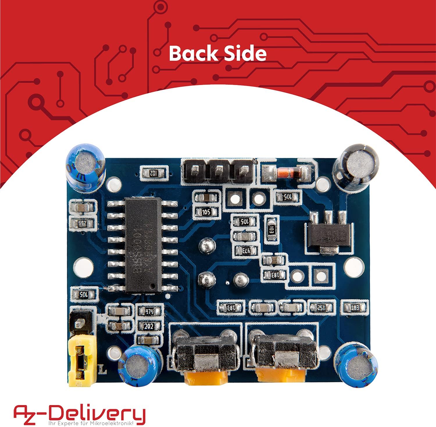 Thumbnail 2 de AZDelivery Sensori di movimento HC-SR501 PIR per Arduino con e-book di avvio