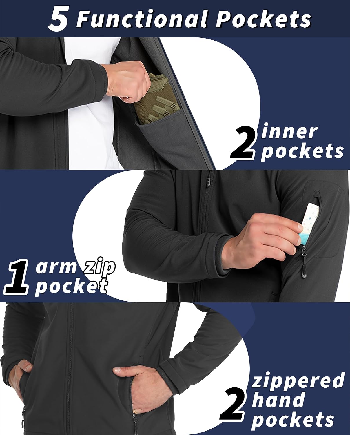 Thumbnail 3 de 33,000ft Waterproof Warm Softshell Jacket