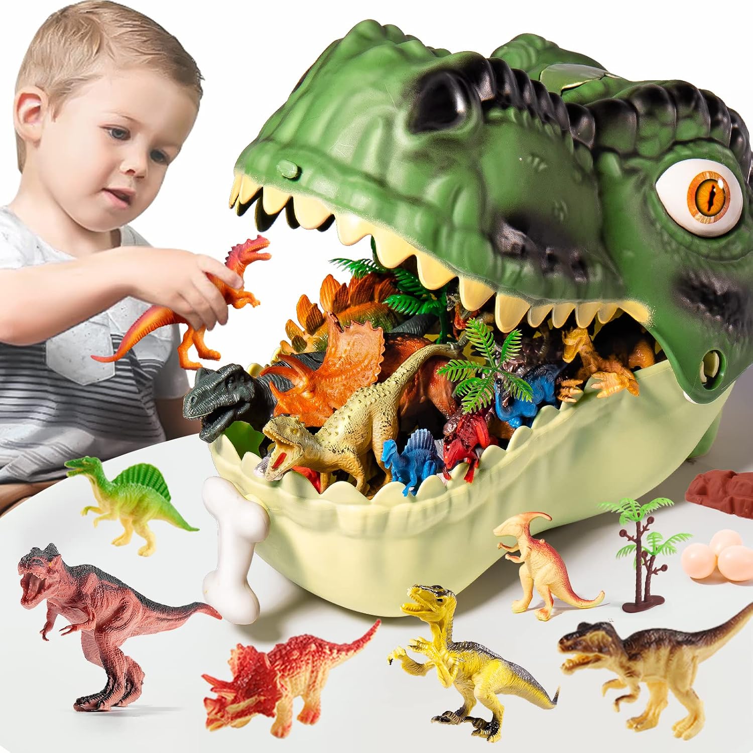 Detalle de RISUNTOY 45-piece Dinosaur Toys 🦖
