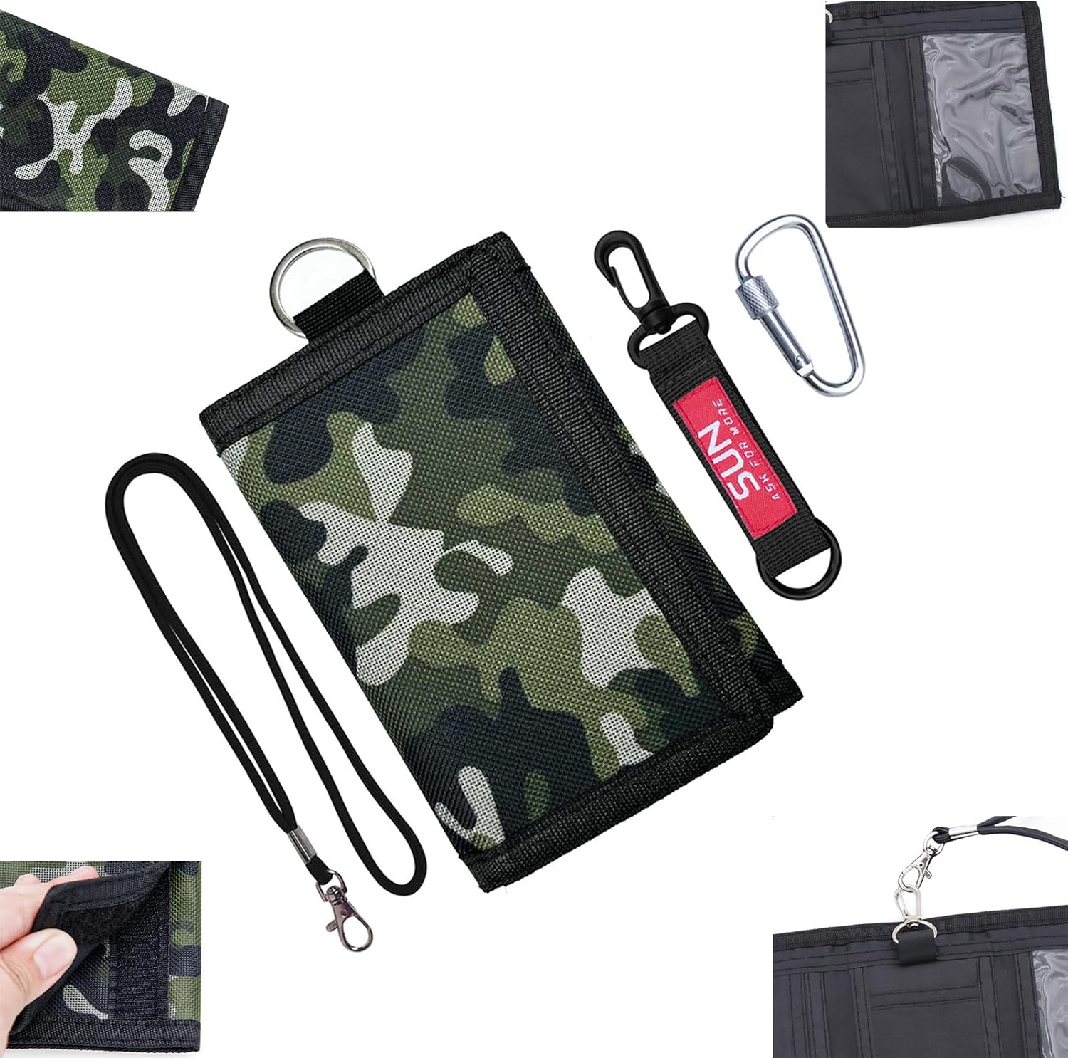 Thumbnail 4 de Bogoro Kinder Slim Portmonee mit RFID-Schutz und Schlüsselanhänger – Bogoro Bogoro Portmonee Kinder Slim Geldbeutel aus Leder
