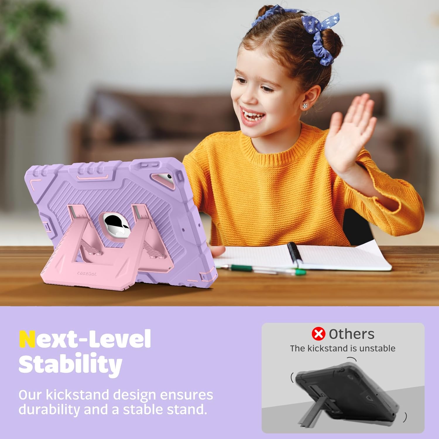 Thumbnail 4 de FINTIE Kids Case for iPad 10.2 inch, Purple