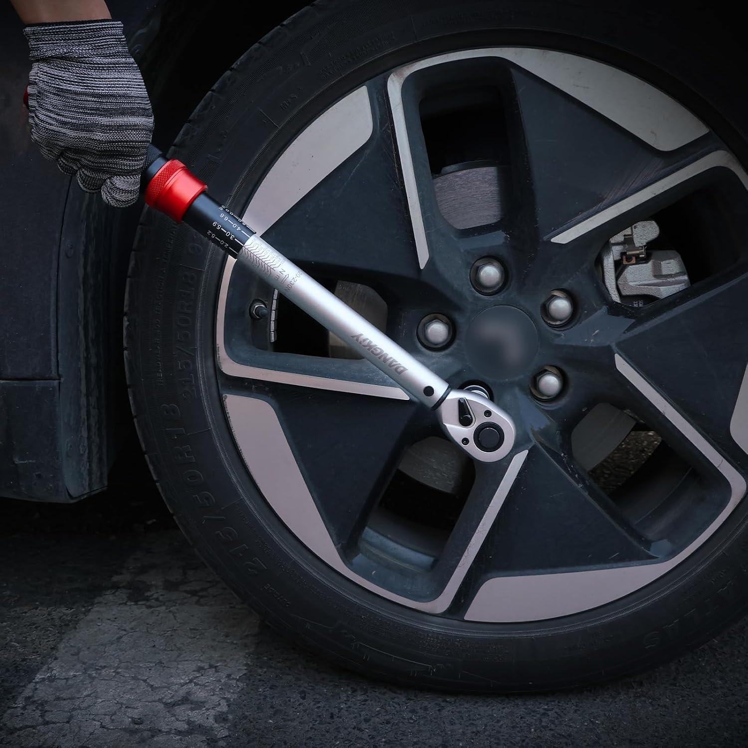 Detalle 2 de DANGKIY Drehmomentschlüssel 1/2 Zoll Set – Präzise 20–230 Nm für Reifenwechsel & Motorrad