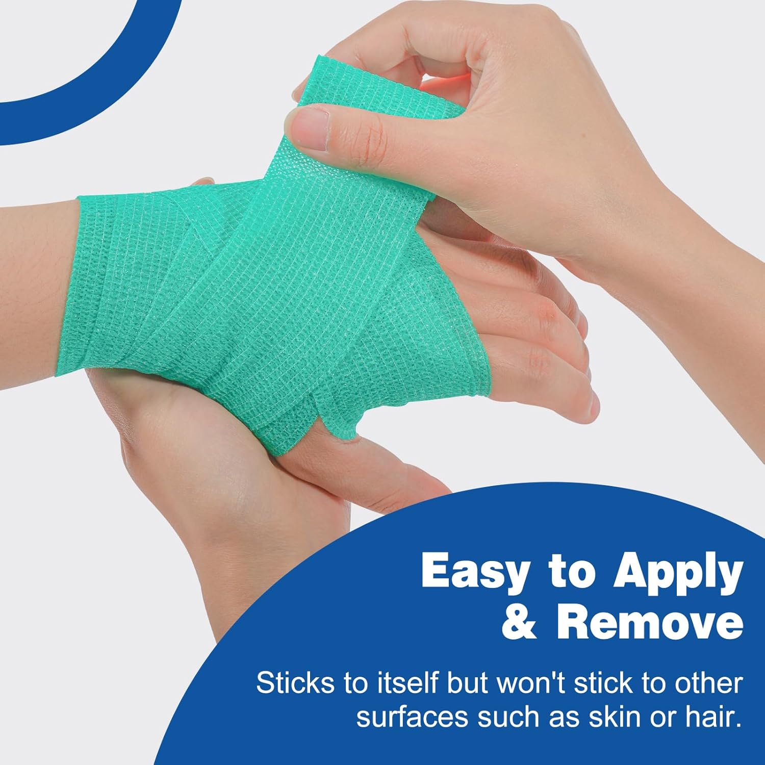Thumbnail 3 de AZEN 16 Pack Self Adhesive Bandage Wrap — 2" x 5 Yards, Elastic Cohesive Vet Wrap
